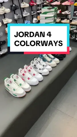 JORDAN 4 COLORWAYS#viralvideo #viral #fyp #foryou #nike #shoes #JORDAN