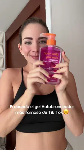 Por fin pude probarloooo!! Mi primera vez probando el autobronceador más famoso de Tick Tok ✨ Glow Your Own Way   . . . #autobronceador #viral #review #ugc #jueves #resultados #autobronceadorviral #btan #btanresults #usa #col 