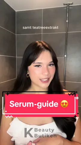 Att välja serum kan vara svårt - kolla på vår guide som ger dig  kunskap om vad som passar olika hudtyper! 😍 om ni vill ha personlig hjälp kan ni alltid skriva på dm 🤍 #serum #kbeauty #skincare 