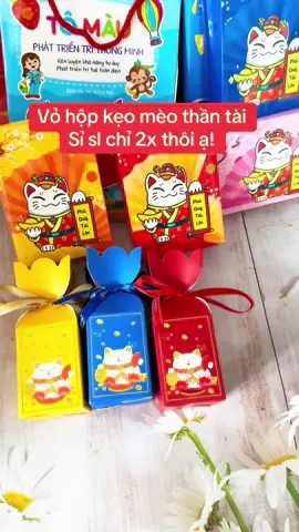 Vỏ hộp meo thần tài #xuhuong #nhasachminhman #imanminhhoa #vohopkeono #vohopkeomeo