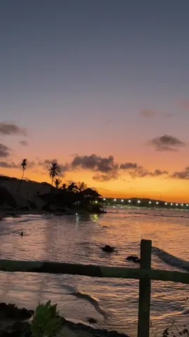 Pôr do sol em Jenipa 🧡 #praia #pordosol #nordeste #natalrn 