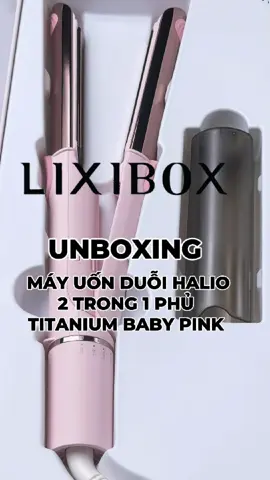 Màu hồng Baby Pink xinh thế này, các nàng chỉ có mê đỉnh nóc kịch trần thôi đúng không nè #lixibox #halio #mayuonduoi2in1 #unboxing #hairstyle