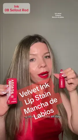 El color es hermoso y ay muchos otros colores bellos! Me encanta! #inkvelvet #lipstains #lipstain #falldealsforyou 