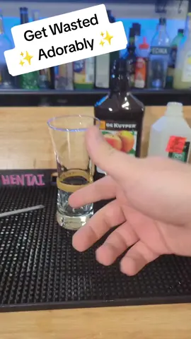 Is it too strong? Or just too cute? . this is a great cocktail recipe for girls night, a party, or existential crisis time #cocktails30sec #cocktails #fypage  #funnyvideos 