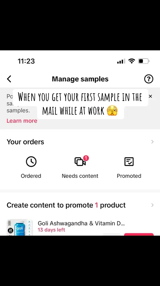 I cant wait to get home! #firstsample #ttshop #ttshopdeals #inmyshowcase #creatorsearchinsights 
