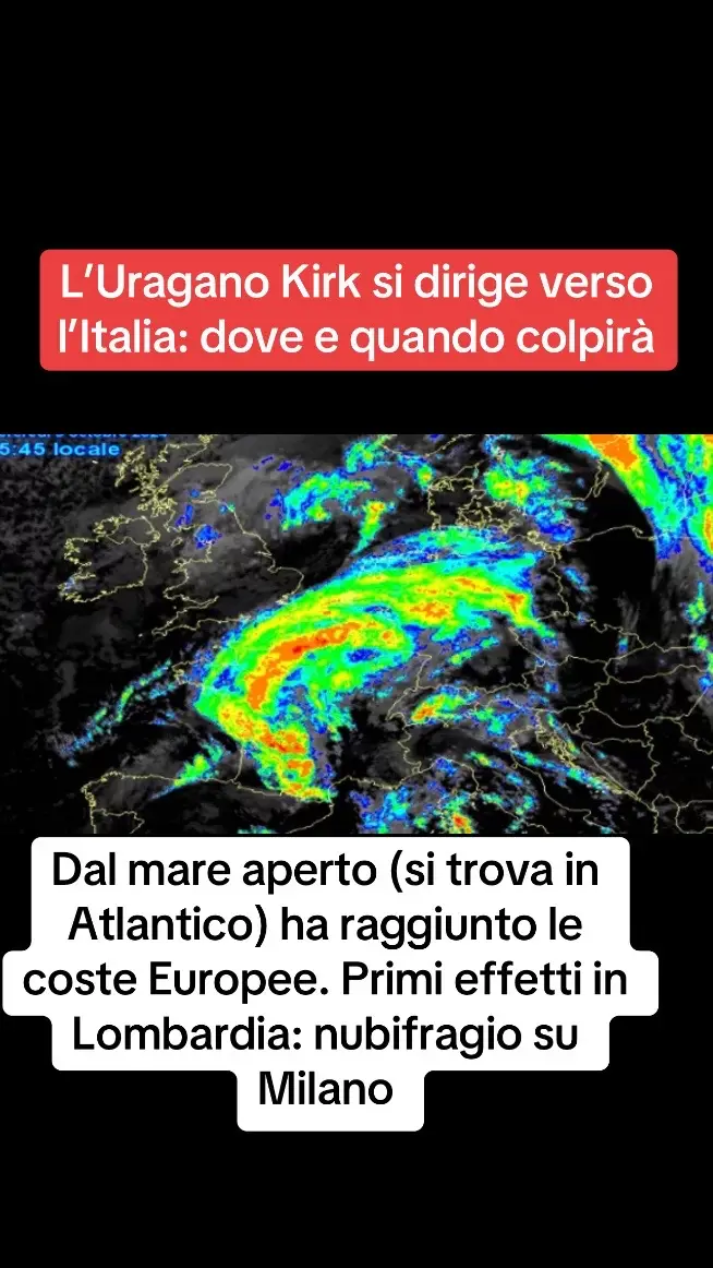 Dopo il brusco calo delle temperature a metà settembre e l’arrivo di intense precipitazioni su tutta Italia e buona parte d’Europa, il meteo non finisce ancora di stupire. #uragano #europa #catastrophe 