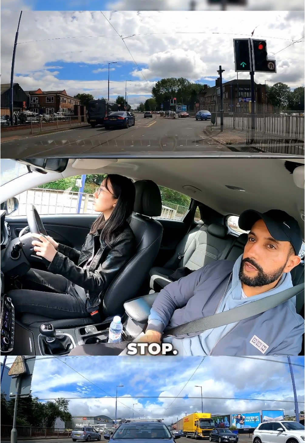 CONFUSED AT THE TRAFFIC LIGHTS #trafficlight #learntodrive 