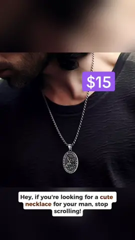 $15 Mens St Michael Chain #stmichael #menschains #tiktok #tiktokshop 