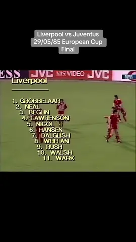 Liverpool vs Juventus 29/05/85 European Cup Final (NO COPYRIGHT INTENDED) #lfc #liverpool #juve #juventus #football #fyp #ynwa #rip39 