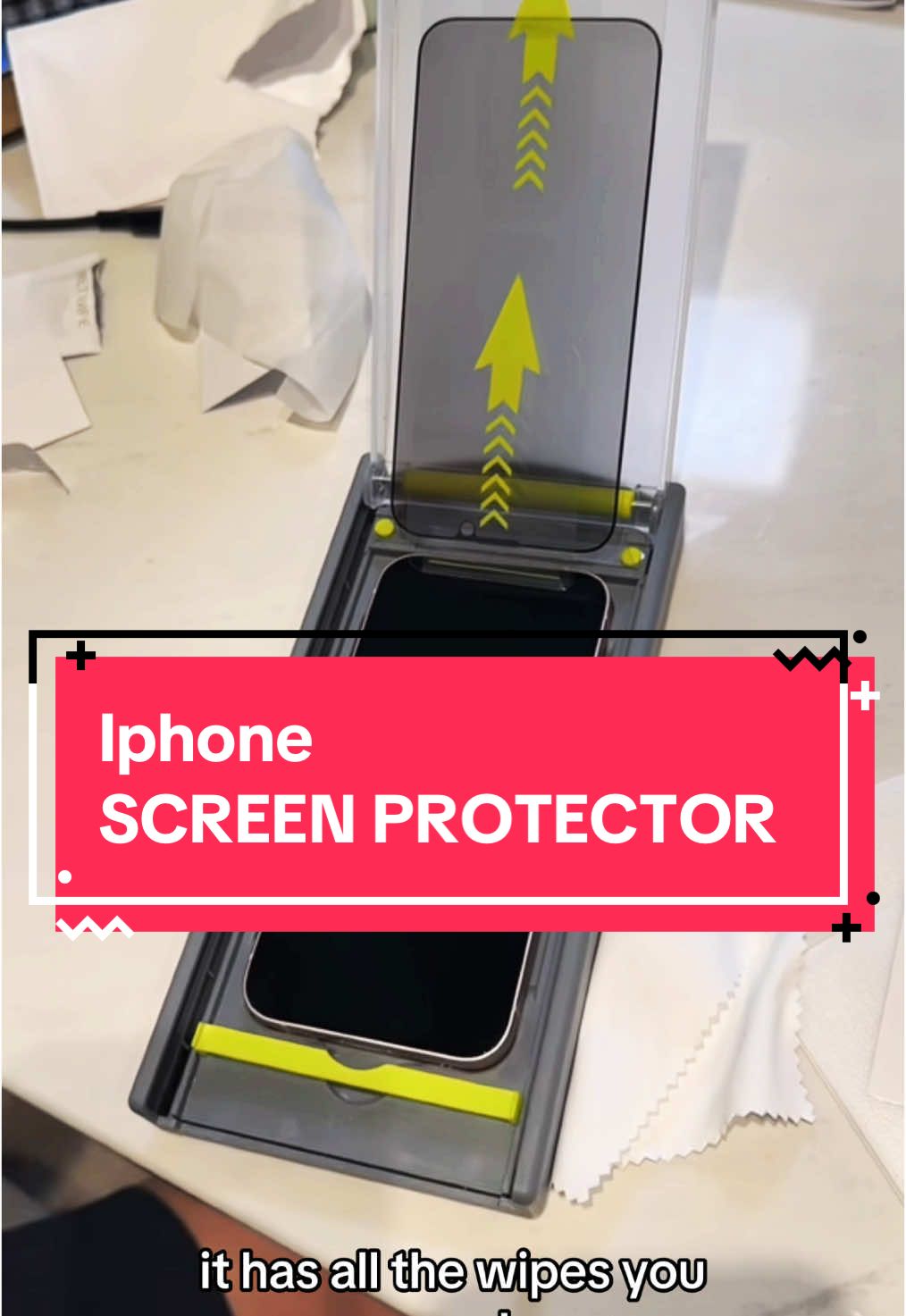 Iphone Screen Protector✨💯 #iphonetricks #iphone #iphonetips #iphone16 #iphone16promax #iphone16pro #iphone16plus  #iphonescreenprotector #falldealsforyou #tiktokshopfinds #tiktokshopblackfriday #tiktokshopholidaydeals #tiktokshopcybermonday #holidaydeals #techtok #technology 