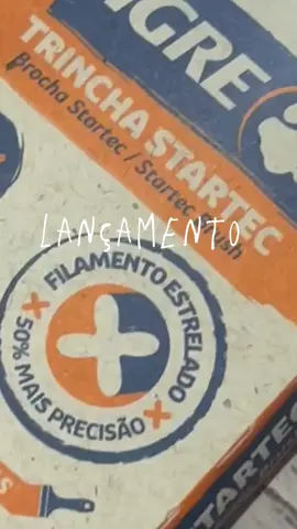 Lançamento @tigrebrasil, trincha startec. Para todos os tipos de tintas 💙 . . Abel Pinturas 🖌️🎨 Qualidade e preço justo 🧡💙 . . #lançamento #ferramentasparapintura #ferramentastigre #tigre #trincha #trinchatigre #pincel 