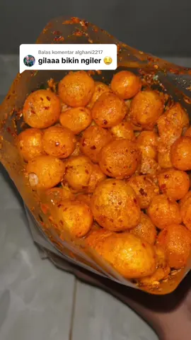 Membalas @alghani2217 Enak bangett !! 🤤 #cimolkeringpedasdaunjeruk #cimolkeringpedas #cimolkering 