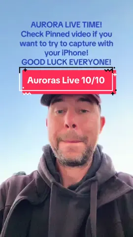 Northern Lights - Live Auroras! October 10th Geomagnetic storm! #northernlights #auroraborealis #solarstorm #geomagneticstorm #spaceweather 