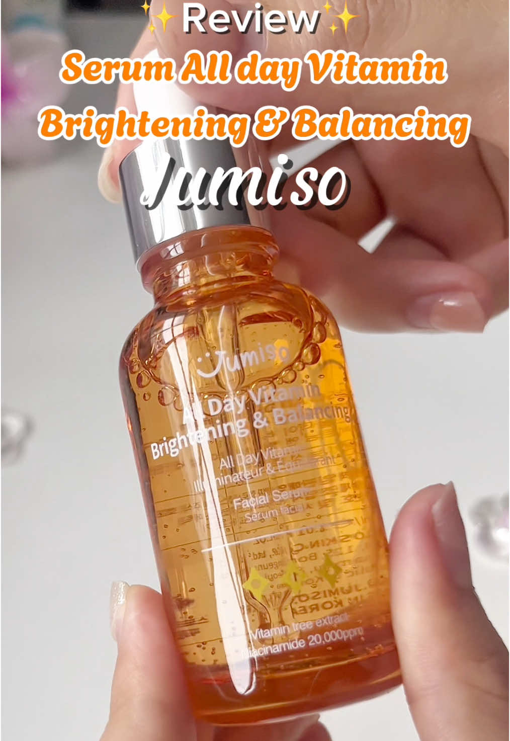 Serum giảm thâm hiệu quả từ nhà Jumiso Hàn Quốc #viral #fyp #review #beautytips #beautyskin #skincareroutine #xuhuong #viraltiktok #korean #jumiso 