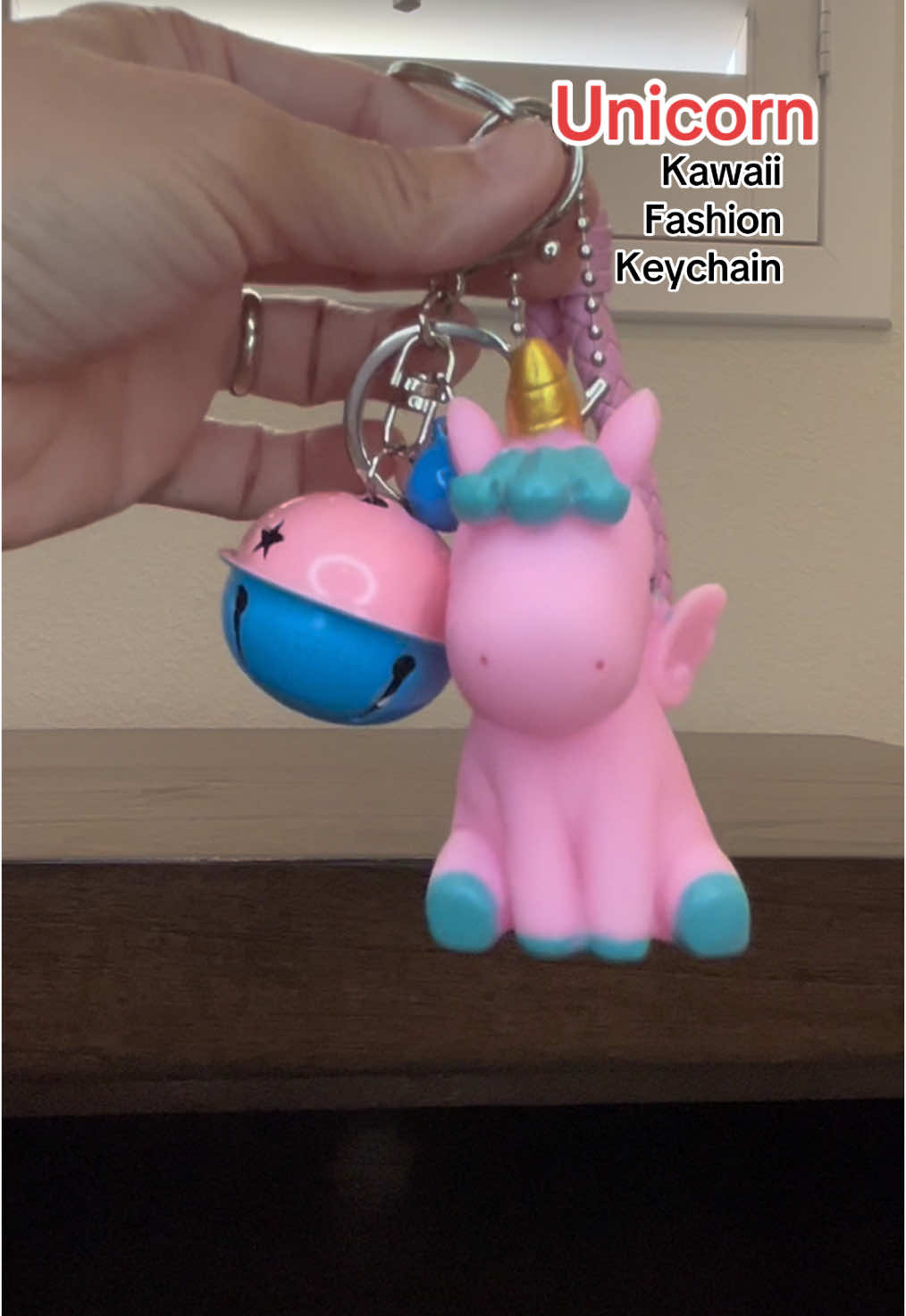 Unicorn Bells Kawaii Keychain #fashion 