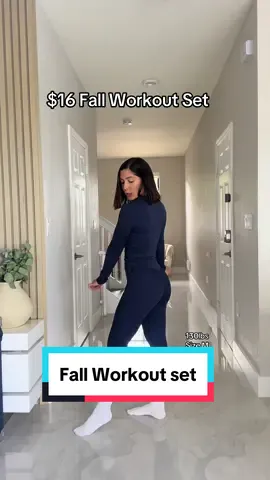 Este set es un 10/10😍 no puedo creer el precio, está en flash sale!! #falldealsforyou #workoutset #fallfinds #activewearset 