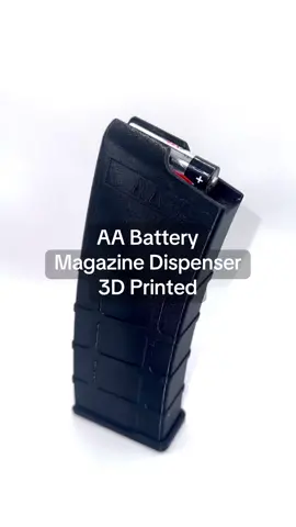 AA Battery Magazine Dispenser 3D Print #3dprinted #3dprinting #3dprinttok #asmr3dprinting #asmr #asmrsounds #aabatteries 