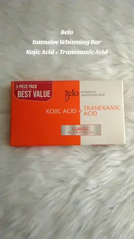 belo kojic soap! ✨ #belo #belosoap #kojicsoap #whiteningsoap #TikTokShop #foryou #foryoupage #fyp 