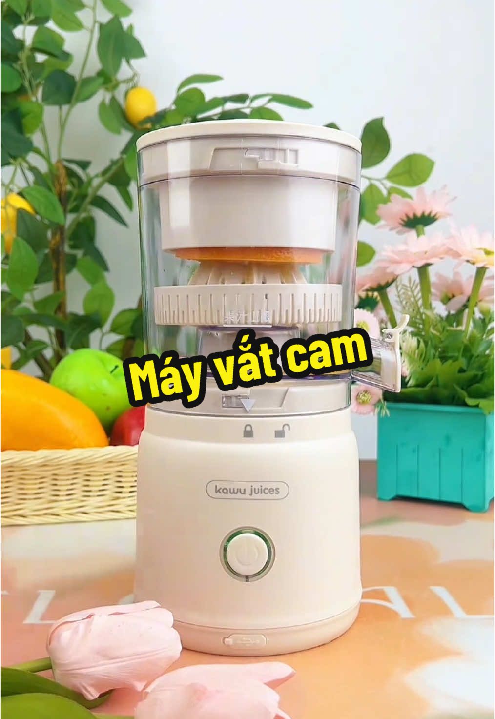 Tôi uống nước cam thường xuyên khi có cái máy này. #giadungnhabepthongminh #giadungthonhminh #khotienich123 #giadung #xmas2024 #xuhướng #mayvatcam 