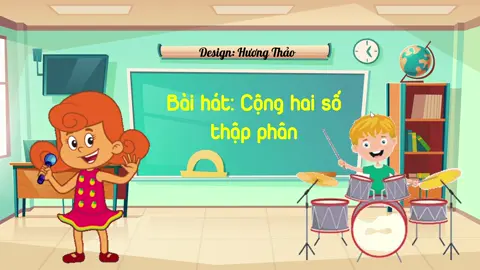 Bài hát cộng 2 số thập phân làm bằng công cụ AI #Huongthaogadt #dayhocsangtao #trendingvideo 