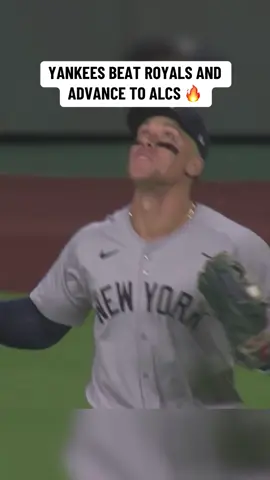 YANKEES HEADED TO ALCS. 🍿🔥 #yankees #MLB #royals #baseball 