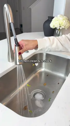 Time for a kitchen deep clean and restock! ✨🤍🧽 #asmr #restock #CleanTok #deepcleaning #organizedhome #organization #momlife #cleaningmotivation #asmrsounds #asmrrestock #cleaningtips #cleaningroutine #kitchen #asmrcleaning #clean #hometips #cleanhome #asmrvideo #restocking #satisfyingsounds #kitchenorganization #organization #satisfyingvideo #deepclean 