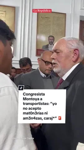 Jorge Montoya pierde los papeles con dirigentes transportistas: “yo no acepto mat0n3rías ni am3n4zas, caraj*” 🚨 ¿Qué opinas? #ley32108 #paro #parodetransportistas #PNP #10deoctubre #loultimo #estadodeemergencia #paronacional #LaRepublica 