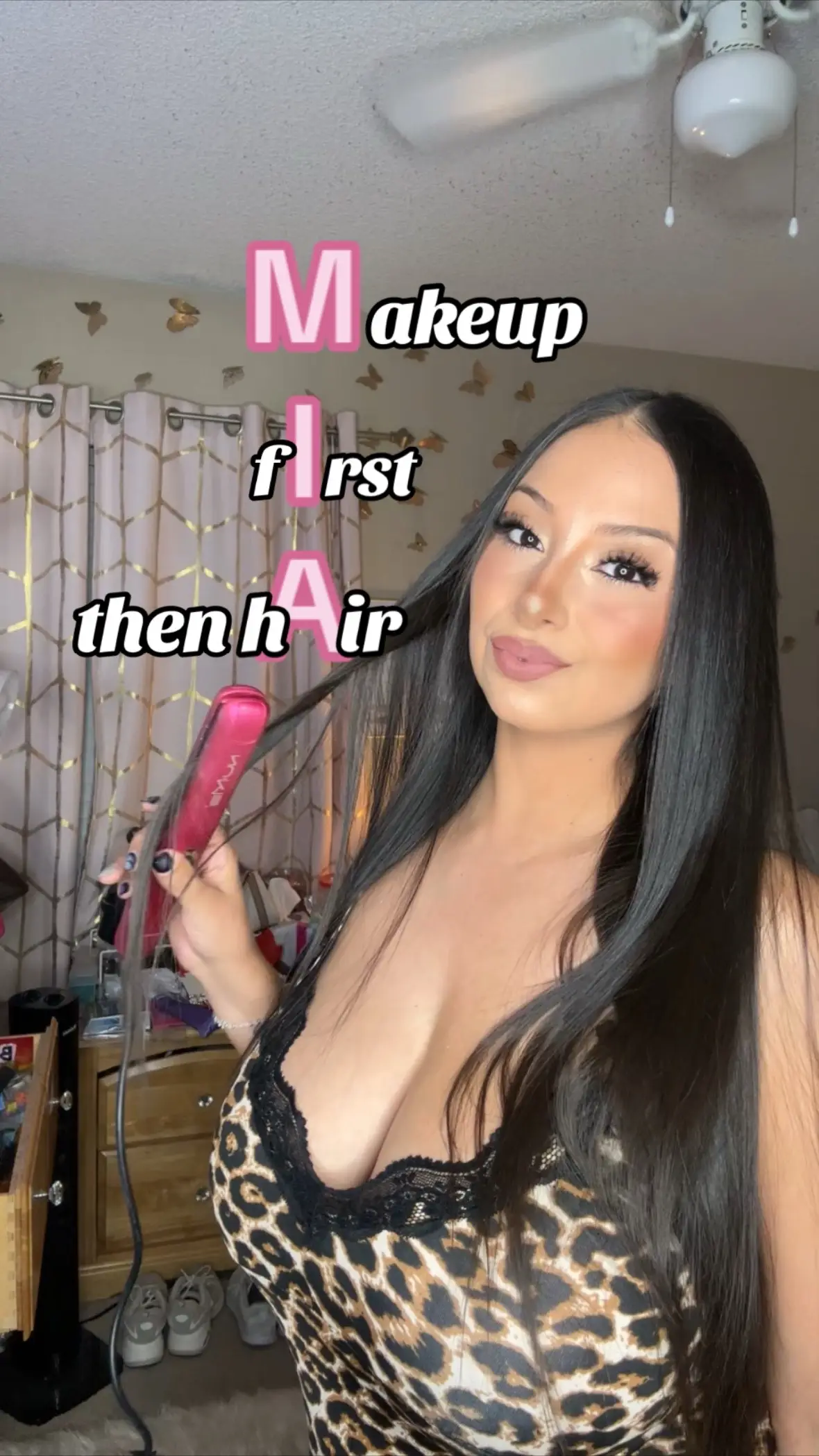 Makeup first then hair!✨ #fyp #foryou #xyzbca #makeup #hair 