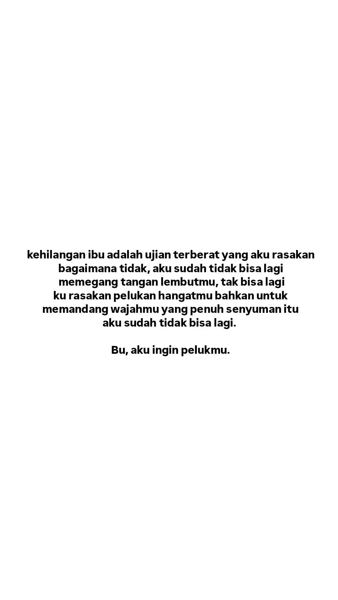 #rindubedaalam #rindubedaalam🥀🖤 #senyumanibu #rindu #kangen #kangenkamu #ujianhidup #ujianterberat #rindubedaalam🥀_ #buakuinginpelukmu #kesepian #rinduibu #kangenibu #ibu #ibudananak #ibudananaklakilakinya #ibuku #ibukuat #ibukutercinta #ibukusayang #ibukusyurgaku #ibukusurgaku #ibukuatibuhebat🖤 #alfatihah #khusnulkhotimah #surgaditelapakkakiibu #surga #kehilangan #kehilanganibu #kehilanganmuberatbagiku #kehilanganorangtersayang #kehilanganwarnahidup #sadboy #sadboys #sadvibes #sadvibes🥀 #sadvibess #sadstory #sadstory🥀 #sadstory🥀😥 #galau #galaubrutal🥀 #galaubrutal #bismillahfyp #kangenfyp #akukuatkok #akukuat #akukuatyaallah #akuhebatakukuat #akuhebat #akucape #akucapek #soundviral #musikviral #masukberanda #masukberandafyp #masukberandagak #anakpertama #anakibu #ibusayang #ibusayanganak #dewasa #sakithati #trauma #kematian 