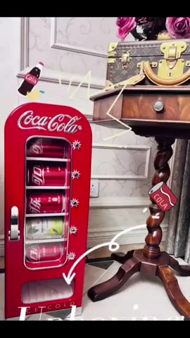 Coca-Cola Mini Fridge for your life#furniture #creative #Home #refrigerator #cocacola #yejin22 #room #f #fyp #fypシ #tiktok #happylife #sweet #fyppppppppppppppppppppppp 