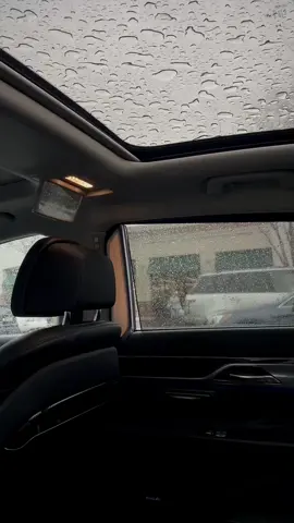 Rain >>> #rain #fyp #fy #aesthetic #vibe #relax #Lifestyle #bmw #asmr #luxury #car #cars #7series 