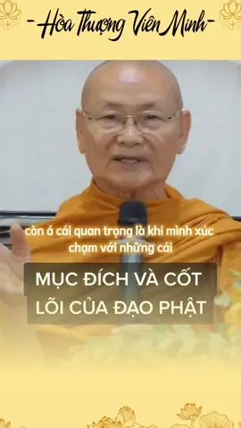 Mục đích và cốt lõi của đạo phật HT Viên Minh #thayvienminh #tritue #tubi #giacngo #hanhphuc #chanhniem #binhan #giaithoat 