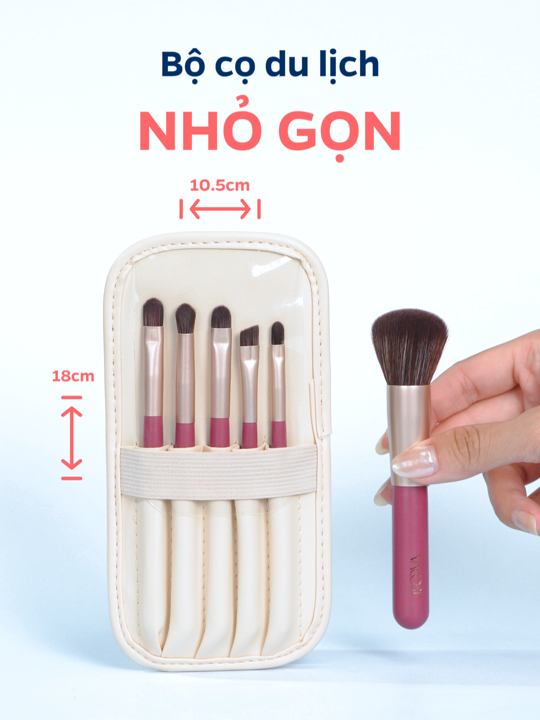 Bộ cọ du lịch VACOSI tiện lợi quá chừng, thích mêêêêêê😍 #vacosi #bocodulich #boco #bocotrangdiem #bocomakeup #boco8cay #sisterland #tuidungco #makeup #brushset #brushbag #beauty #fyp