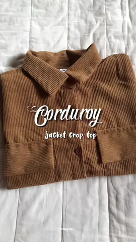 currently falling in love dengan outerwear corduroy ni. Warna brown ni srs cantik! 😻🤎  . #corduroyjacket  #corduroy #brownoutfit #fyp #OOTD 