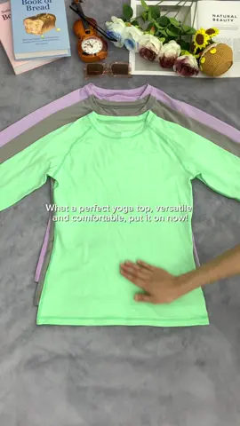 What a perfect yoga top, versatile and comfortable, put it on now!!🌸🌷🥰💕#tiktokshopcybermonday #tiktokshopholidayhaul #tummycontrol #tiktokshopblackfriday #blackfridaydeals #halloween2024 #laborday #christiantiktoksforyou #fallfreshness #falloutfits #earthtone #fyp #yoga #yogaoutfit #fashion #trendy #tiktokshop #tiktokmakemebuyit #tiktokshopsummersale #womenswear 