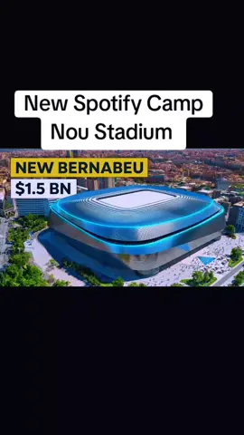 new Spotify camp nou stadium 🏟️  #campnou #madrid #barca #santiago #bernabeu #fyp 