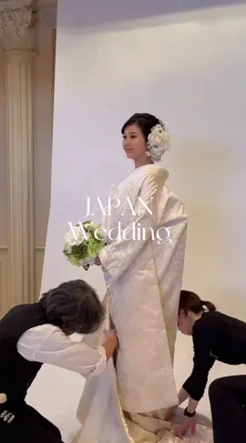 Japanese Wedding 💍‎🤍 #Weddingmodel #Wedding #着物 #白無垢  #wedding前撮り 