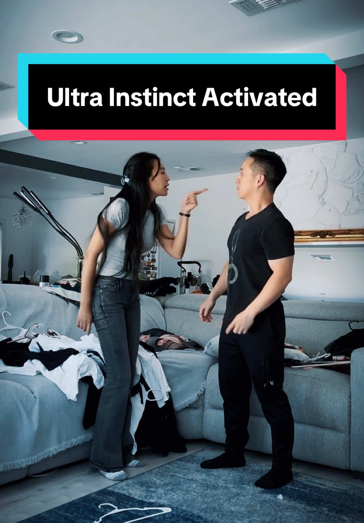 How to end an argument before it starts 😂 @Lucia Liu  #ultrainstinct #couple #comedy 