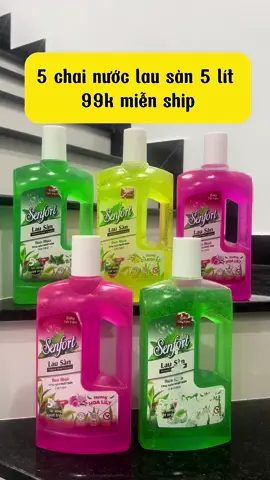 Combo 5 chai nước lau sàn chỉ 99k#emkieutaphoa #xuhuong #nuoclausan #nuoclau #nuoclausansenfort 