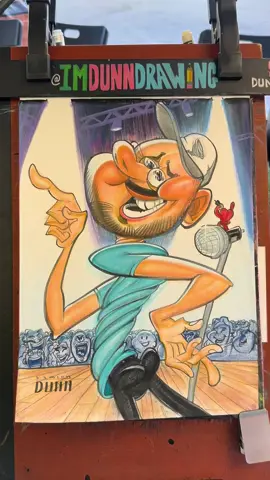 @Tom Ryan is a fellow caricature artist. Who also does standup comedy! He’s hilarious at both. #tornado #twister #standup #comedia #caricature 