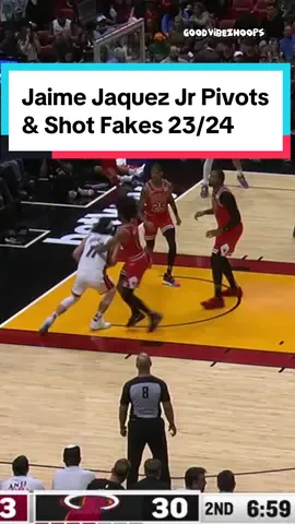 Jaime Jaquez Jr Pivots and Shot Fakes  23/24 season  #jaimejaquezjr #nbaedits #basketball 