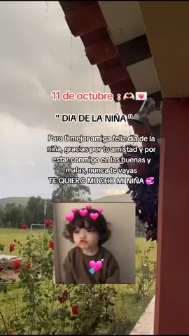 feliz dia princesa 🫶🏻🥺❤️ #11octubre #dia #dela #niña ✨💌 #amor #amigos #paratii #frases #fyp #mejor #amiga  ✨💕🌻