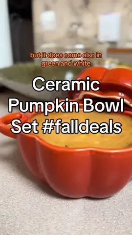 Fall isnt complete without your own personal pumpkin soup bowl 🎃 #falldealsforyou #pumpkinbowl #ceramicpumpkin #soupbowl #pumpkinseason #soupseason #falldeals #cybermonday #tiktokshopblackfriday 
