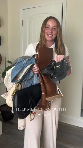 Which outfit’s your favorite? 🍂Dressing for fall vibes in Georgia is a challenge - help me decide! 🥂 #OOTD #fashiontiktok #fashioninspo #fallfashion #falloutfits #winery 