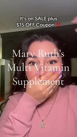 I am in SHOCK at how well this has been working for me 😩. Check out the label in the back and look at all the different vitamins in contains. The world needs to know about this Mary Ruth’s Multivitamin Supplement 🌎🤯