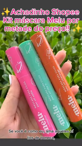 Máscaras maravilhosas da Melu, efeito cílios de boneca✨💘 Digite quero que te envio o link 🖤#achadinhos #achadosshopee #makeup #makemeviral #comprinhasshopee #comprinhas #ciliosdeboneca 