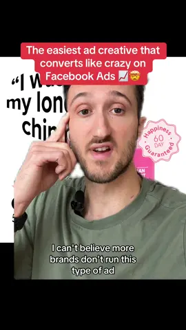 This Facebook ad converts like crazy… If you use the right testimonial! Thats the key to this ad creative.  Find a juicy testimonial and run this exact type of Facebook ad for your brand.  Add this to your Facebook Ad strategy to help grow your business! #advertising #marketing  #facebookads #facebookadstips #facebookadvertising #adcreative #facebookadstrategy #metaads #facebookadshacks #digitaladvertising #digitalmarketing  