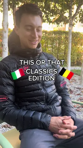 Asking the important questions ahead of the final monument of the year 😂 #efprocycling #efeducationeasypost #illombardia #monuments #cycling #EFProCycling