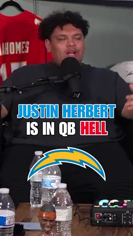 Justin Herbert has no help 