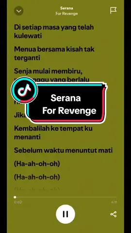 #CapCut #playlistspotify #seranaforrevenge #liriklagu 